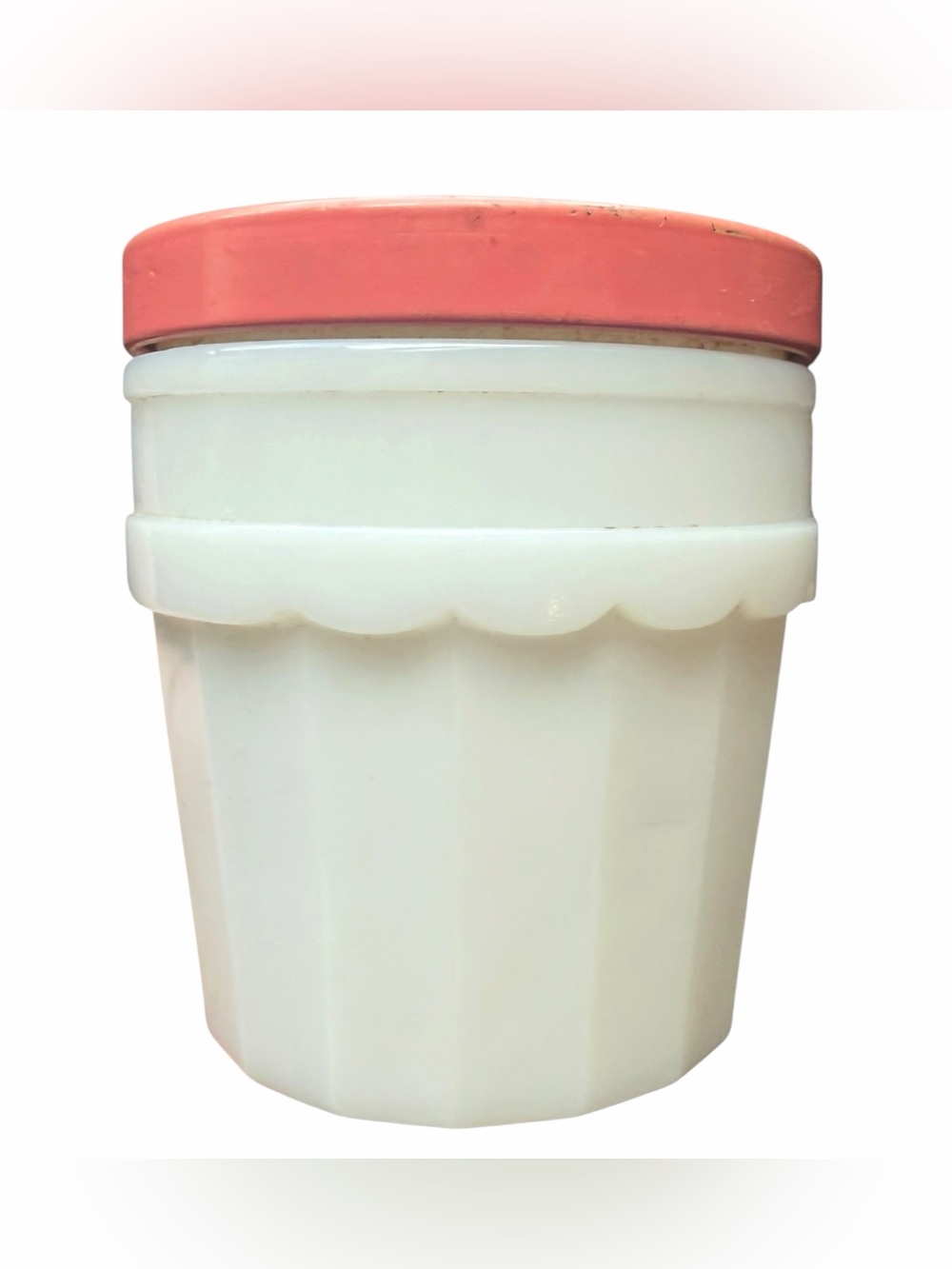 1940’s Lady Esther Cold Cream Milk Glass Jar (Empty)